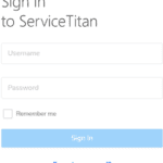 Service titan Login